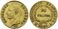 20 franków 1806/A, Paryż, złoto 6.42 g