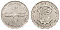 5 szylingów 1960, 50- lecie RPA, srebro ''500'' 