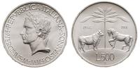 500 lirów 1981, Rzym, srebro ''835'', 10.99 g, p