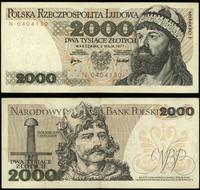2.000 złotych 1.05.1977, seria N, dość sztywny p