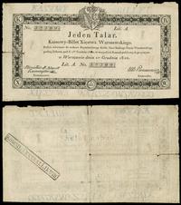 1 talar 1.12.1810, podpis komisarza: Stanisław H