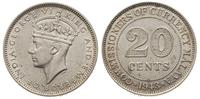 20 centów 1943, srebro 5.40 g ''500'', KM. 5.a
