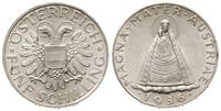 5 szylingów 1936, Madonna, srebro 14.81 g ''835'