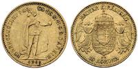 10 koron 1906, złoto 3.37 g