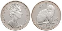 1 korona 1990, Kot europejski, srebro '999' 31.7