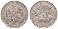 8 reali 1893/F.M., Meksyk, srebro 27.02 g