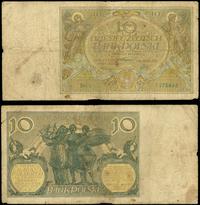 10 złotych  20.07.1926, seria I., znak wodny; Bo