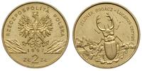 2 złote 1997, Jelonek Rogacz, nordic gold, Parch