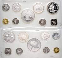 zestaw monet: 1, 2, 5, dolarów i 1, 5, 10, 15, 2
