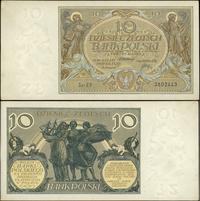 10 złotych 20.07.1929, ser. EP., na lewym margin