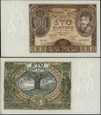 100 złotych 9.11.1934, ser. AV. znak wodny X+X, 