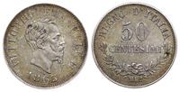 Włochy, 50 centymów, 1863/M