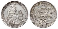 1 dinero 1908 / FG, Lima, nakł 200 tys, srebro '