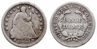 5 centów 1853, Filadelfia, srebro '900' 1.18 g, 