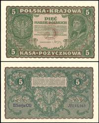 5 marek polskich 23.08.1919, II Serja CG, ugięty