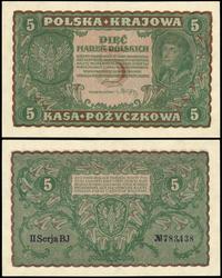5 marek polskich 23.08.1919, II Serja BJ, górny 