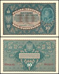 10 marek polskich 23.08.1919, II Serja AL, górny
