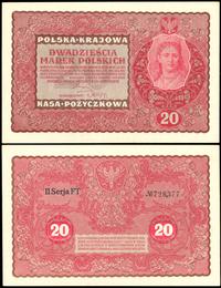 20 marek polskich 23.08.1919, II Serja FT, piękn