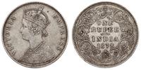 rupia  1878, srebro ''917'' 11.61 g, KM. 492