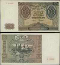 100 złotych 1.08.1941, ser. A, pięknie zachowane