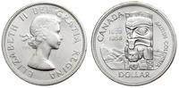 1 dolar (1958), "British Columbia", srebro '800'