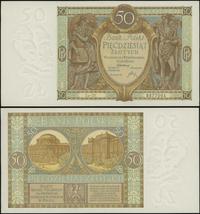 50 złotych 1.09.1929, Ser. DI., niewielkie ugięc