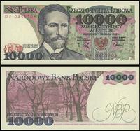 10.000 złotych 1.12.1988, seria DF; przykładowe 