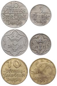 lot: 5, 2x10 fenigów 1923, 1932, Berlin, 5 fenig
