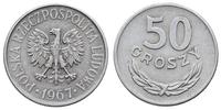 50 groszy 1967, Warszawa, bardzo rzadki rocznik,