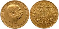 20 koron 1915, nowe bicie, złoto 6.78 g