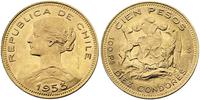 100 peso 1953, złoto 20.32 g