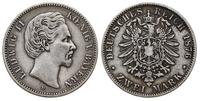 2 marki 1876/D, Monachium, Jaeger 41
