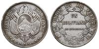 1 boliviano 1873/FE, Patosi, srebro 25.02 g, usz