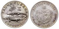 5 pesos 1981, Krokodyle, srebro '999' 12.08 g, s