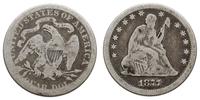25 centów 1877, Filadelfia, srebro 5.91 g, rzadk