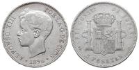 5 peset 1896/PG-V, Madryt, srebro '900' 24.90 g,