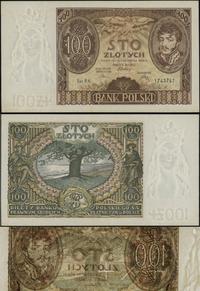 100 złotych 09.11.1934, Ser. BN. znak wodny +X+,