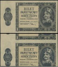 1 złoty 01.10.1938, bez poddruku oznaczenia seri