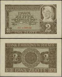 2 złote 1.08.1941, seria AE, dostępnych kilka sz