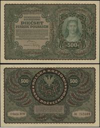500 marek polskich 23.08.1919, I Serja BW Nr 745