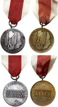 srebrny i brązowy medal Za Zasługi dla Obronnośc