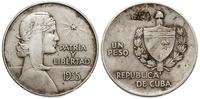 1 peso 1935, srebro '900' 26.61 g, patyna, KM 22