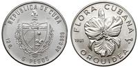 5 pesos 1981, Orchidea, srebro '999' 11.97 g, st