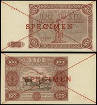 100 złotych 15.07.1947, Ser. A, numeracja 123456