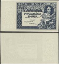 20 złotych  20.06.1931, na stronie głównej jedyn