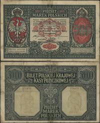 500 marek polskich 15.01.1919, podklejane, rzadk
