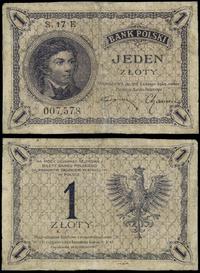 1 złoty 28.02.1919, seria S. 17 E, Miłczak 47b