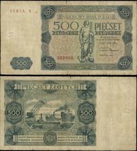 500 złotych 15.07.1947, SERIA R, Miłczak 132a