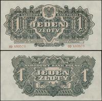 1 złoty 1944, '...obowiązkowym...' seria CO, num