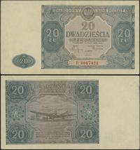 20 złotych 15.05.1946, seria D, numeracja 006742